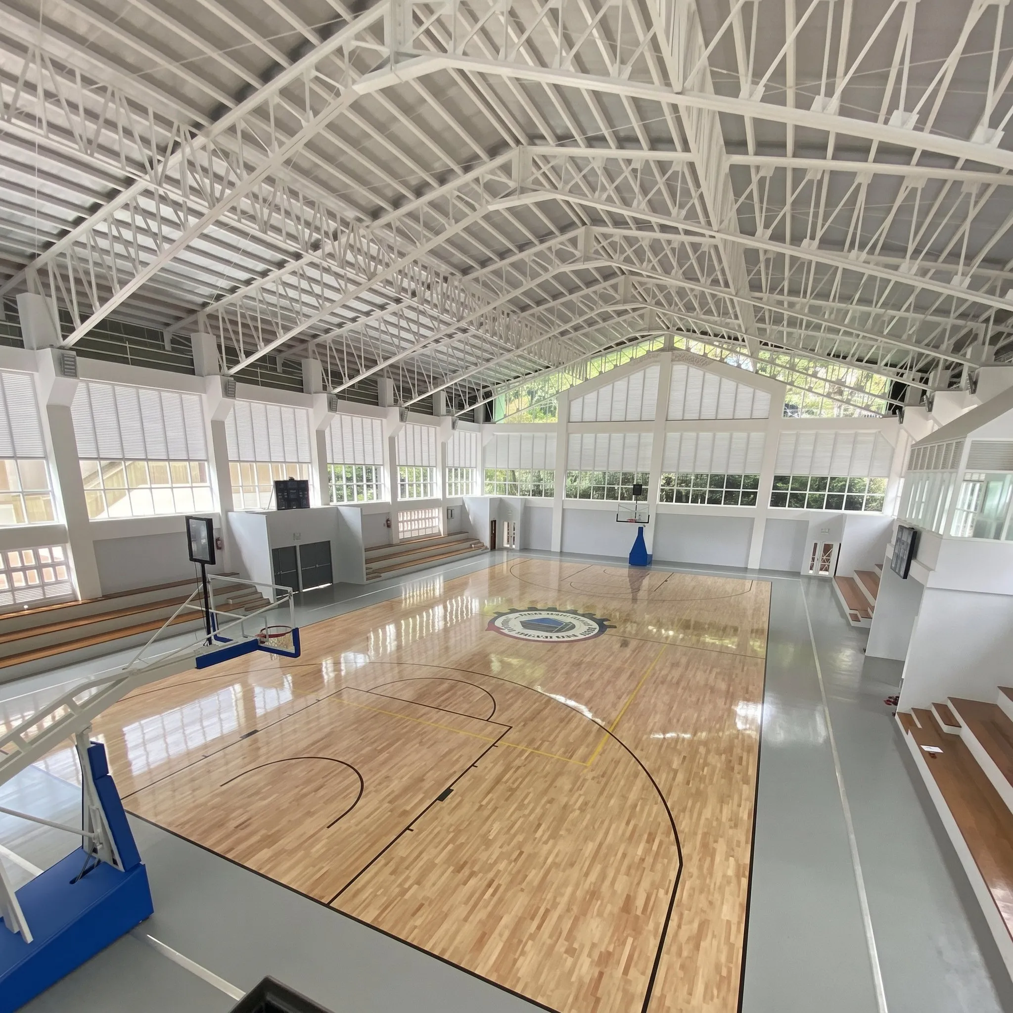 Covered gymnasium built by CAD Construction